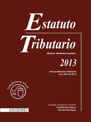 cover image of Estatuto tributario 2013